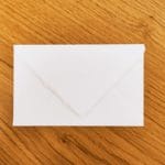 Ivory handmade envelopes with Amalfi paper. Size 14x9