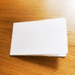 Wedding album invitation in Amalfi handmade paper. Ivory color. Size 11,5x17,5 (closed)