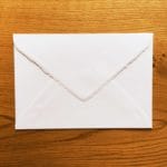 Amalfi paper envelope 16x23. Ivory color