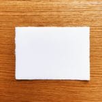 Inviti per ricevimento realizzati con cartoncino bianco in carta di Amalfi. Misura 11x9 cm.