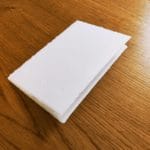 wedding invitations in white Amalfi paper
