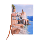 Quaderni personalizzati, realizzati in carta di Amalfi con 20 pagine in colore avorio rilegate a mano