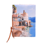Personalized notebooks, made of Amalfi paper with 20 pages in ivory color hand-bound