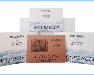 album e diari da viaggio in carta cotone di Amalfi