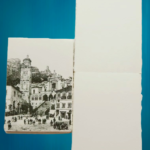 Amalfi handmade paper block for sketches with a picture of ancient Amalfi on the cover