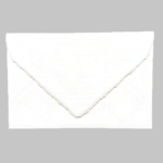 White Amalfi paper envelope. Size 12x18