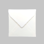 Amalfi paper Ivory color square envelope. Size 15x15