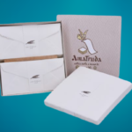 DL size wedding invitations in gift box