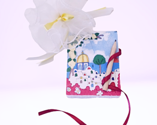 Block notes in carta a mano di Amalfi con copertina personalizzabile