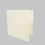 Square wedding invitation with ivory pink Amalfi paper.