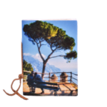 Amalfi paper notebooks with a view of Ravello from Villa Rufolo on the cover