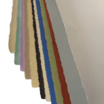 Colored Amalfi cotton paper for artistic use