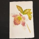 Amalfi paper greeting cards with watercolor floral decoration