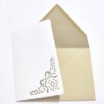 Amalfi paper wedding invitations with fretwork and printing made by Lo Scrigno di Santa Chiara. Wedding invitation size: 11,5 x 17,5. Envelope color: Mink