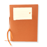 Drawing notebook in 100% cotton Amalfi paper and hand bound with Tuscan leather strap.
